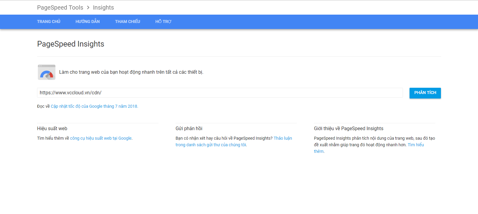 Tổng hợp công cụ SEO website giúp bạn chiến thắng cuộc chơi trên nền tảng số 6 Tìm hiểu về Tốc độ trang công cụ