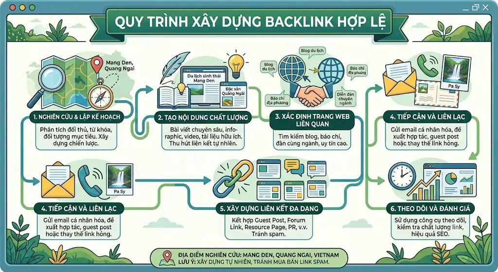 Quy trình xây liên kết hợp lệ cho website