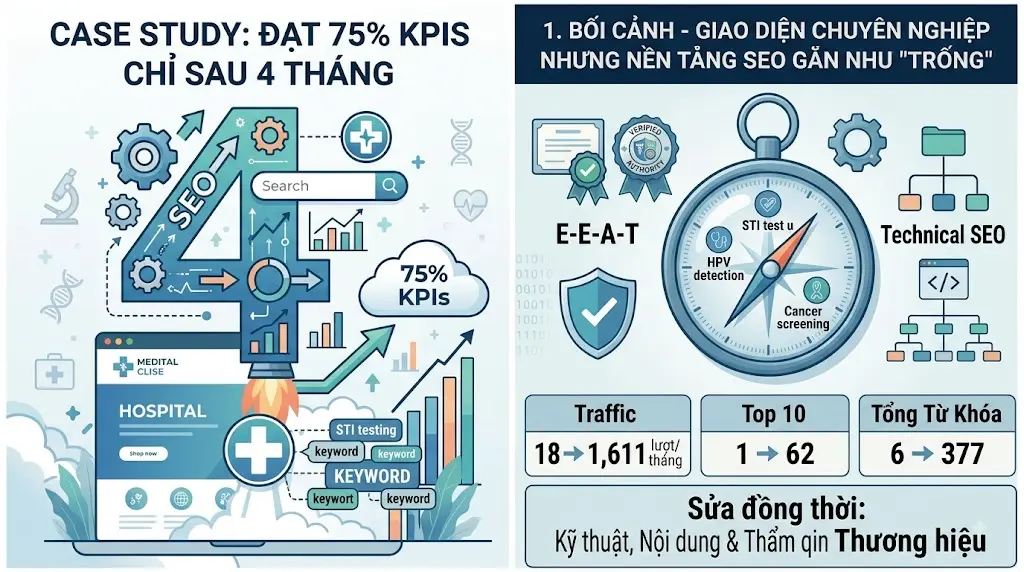 Case Study: Đạt 75% KPIs chỉ sau 4 tháng