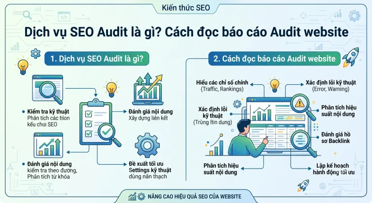 Dịch vụ SEO Audit là gì? Cách đọc báo cáo Audit website Kiến thức SEO