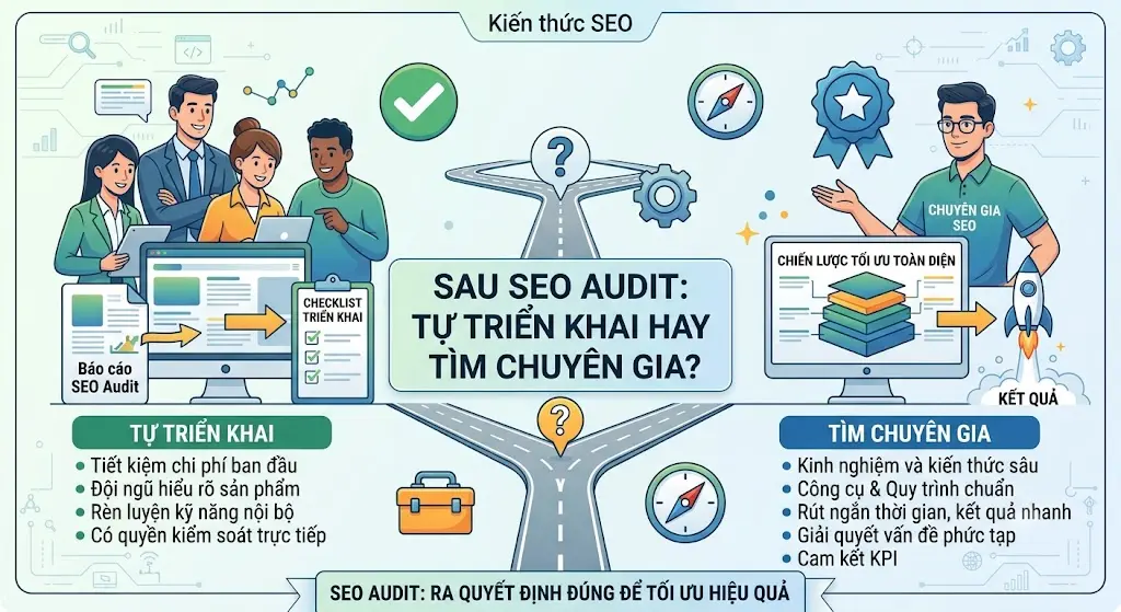 Tự làm hay thuê chuyên gia – Chọn đúng để tối ưu hiệu quả.
