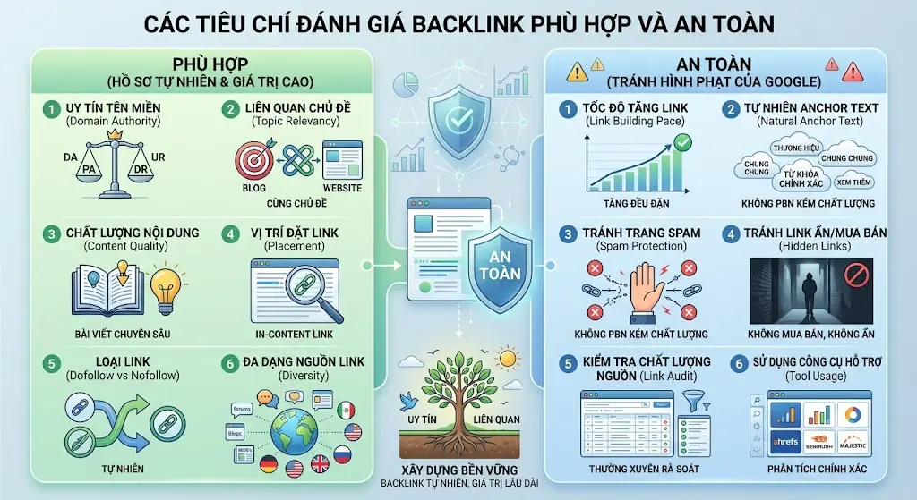 Đánh giá đúng – Xây dựng backlink lâu dài