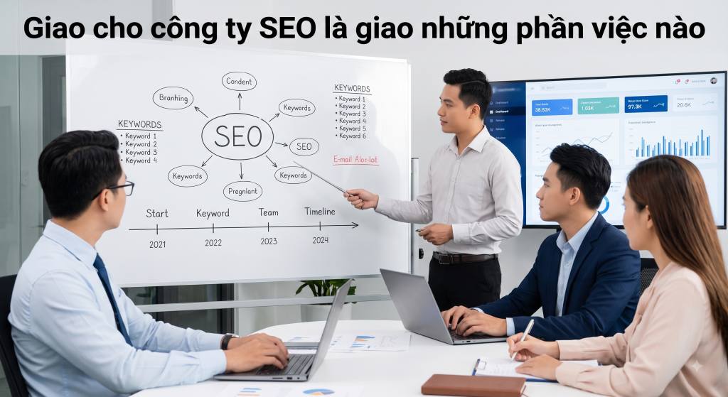Đội ngũ công ty SEO triển khai dự án trọn gói.