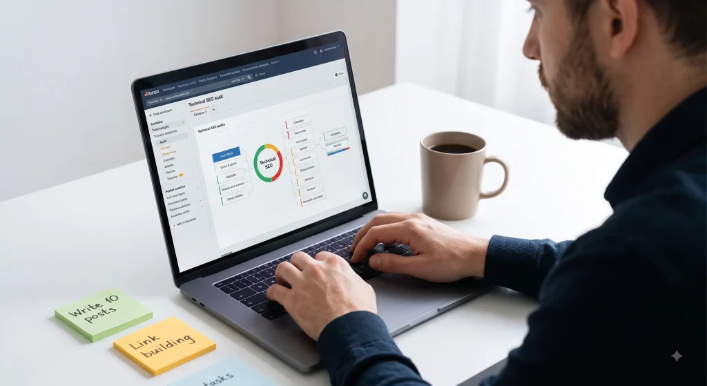 Freelancer tập trung xử lý các hạng mục SEO lẻ.