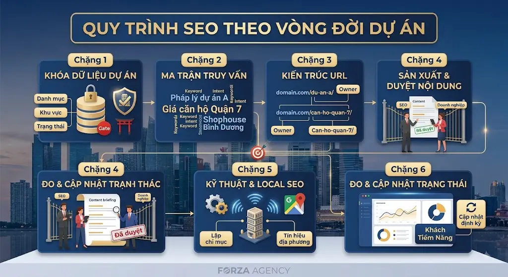 Bắt đầu từ việc "khóa" dữ liệu gốc, xây dựng kiến trúc URL tối ưu, phối hợp đa tầng và đo lường chặt chẽ hành trình khách hàng.