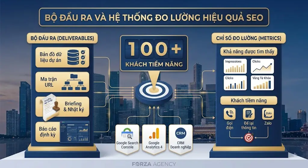 Từ khả năng hiển thị kỹ thuật đến số lượng khách hàng tiềm năng thực tế qua Hotline/Zalo.